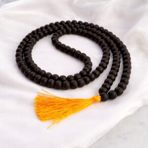 Karungali Malai 8mm – 108+1 Govt. Certified Ebony Wood Beads